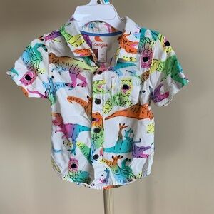 💰10/$50💰Cat & Jack 12 Months Colorful Dinosaur Shirt